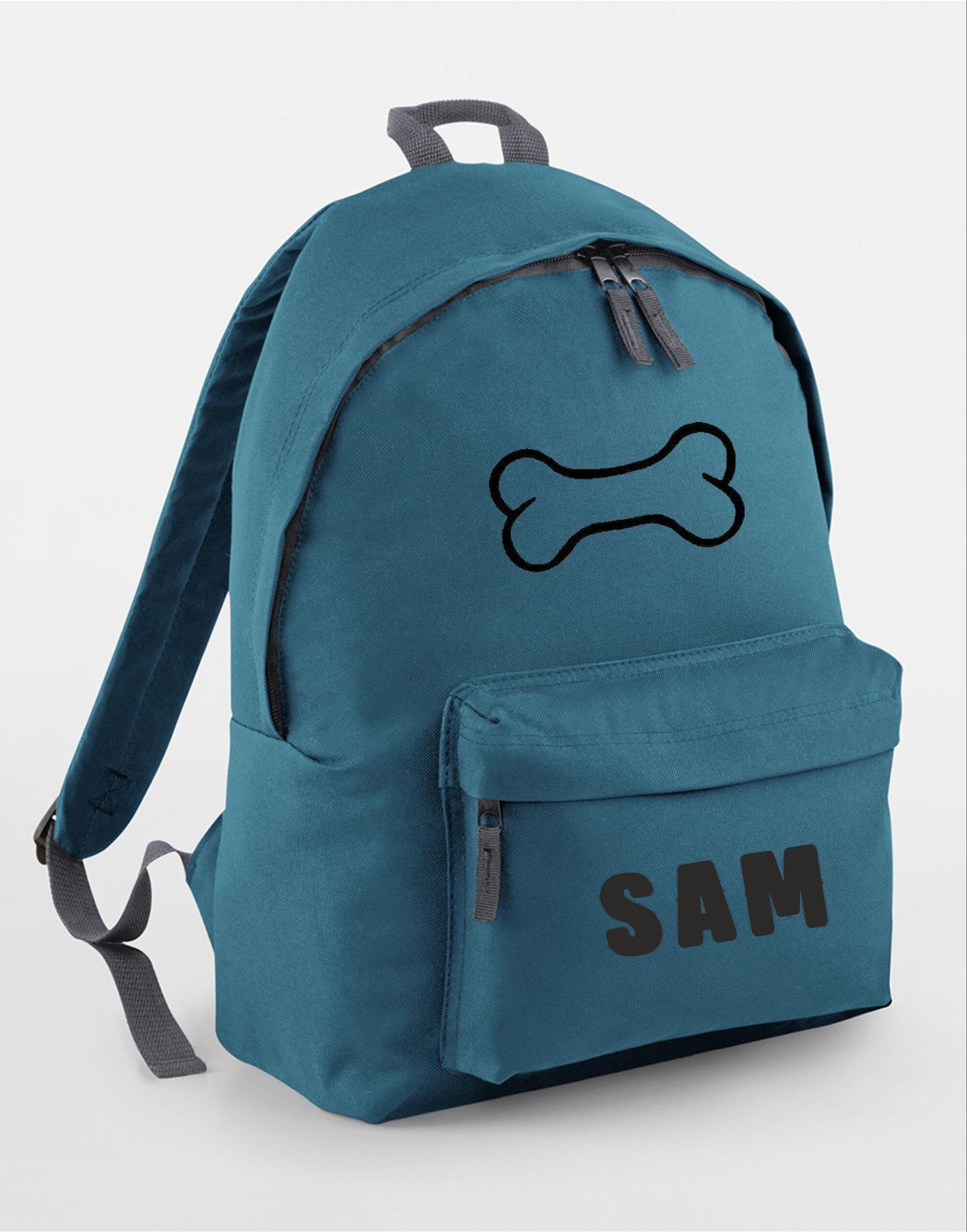 Personalised Dog Rucksack/backpack, Dog Bone design, ideal to carry all your dog bits on a walk, Bone design, dog bag