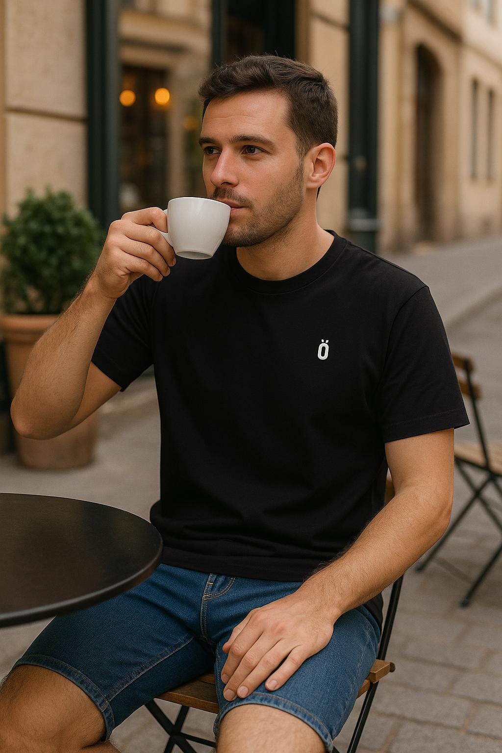 STRÖVA Basic Logo T-Shirt –Everyday Comfort, Affordable Style-relaxed fit tee, unisex everyday t shirt, perfect present for a runner, gym