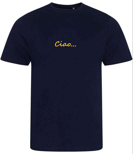 Men's Ciao Organic Cotton T-shirt - Italian Slogan Tee