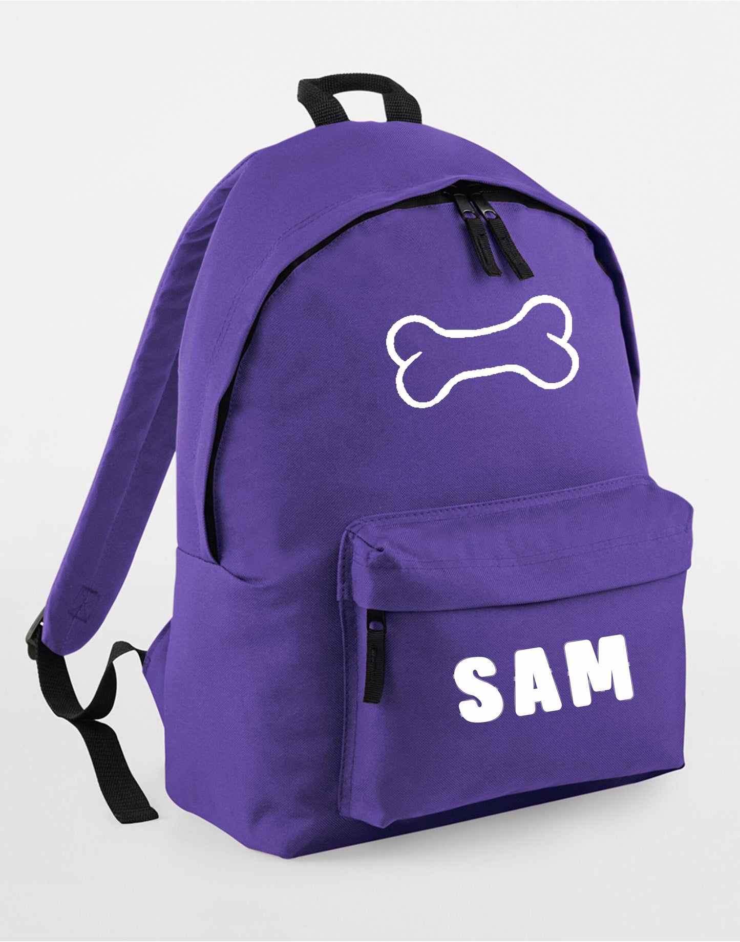 Personalised Dog Rucksack/backpack, Dog Bone design, ideal to carry all your dog bits on a walk, Bone design, dog bag