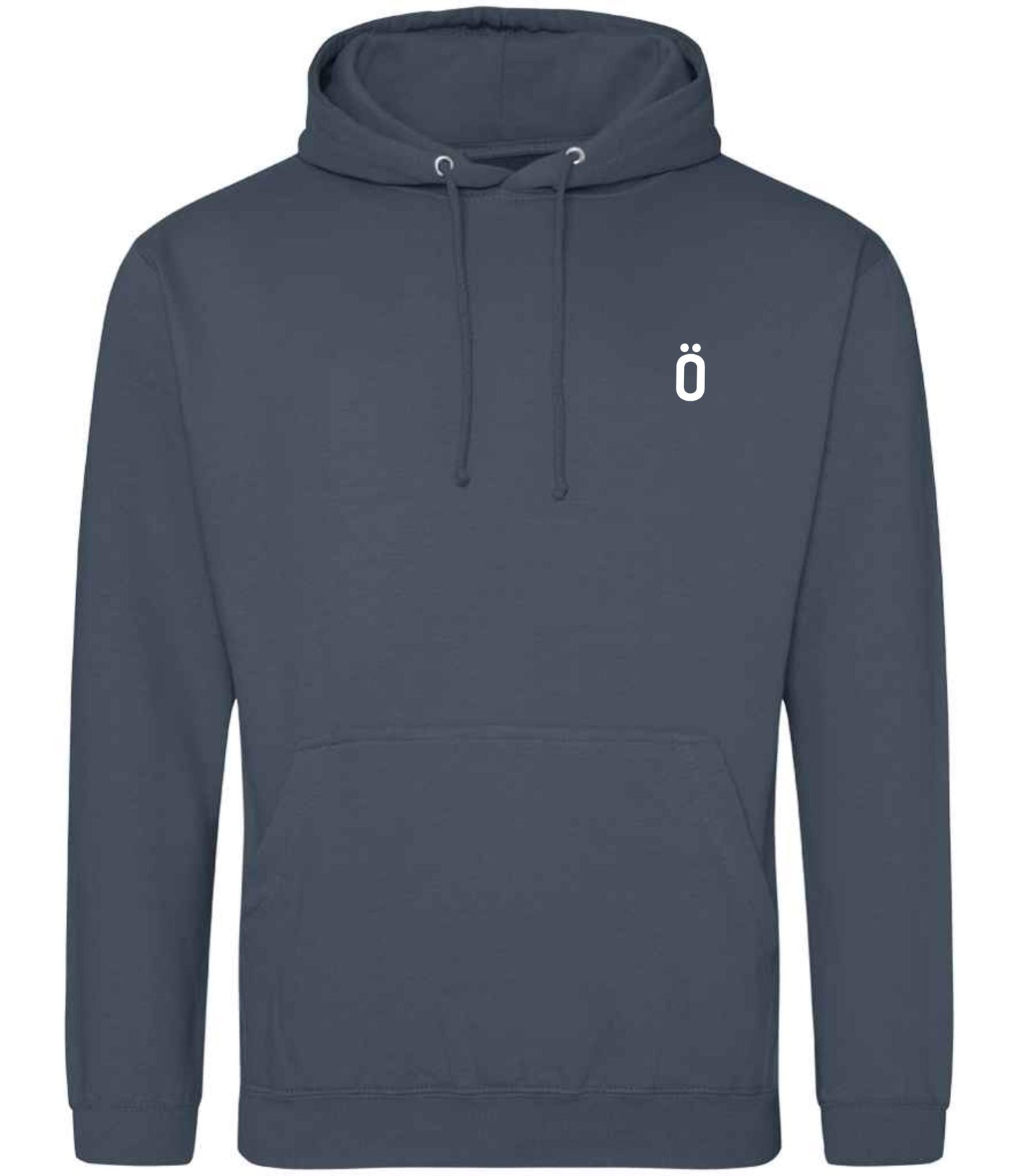 STRÖVA Basic Logo Hoodie – Everyday Comfort, Simple Style, soft fleece pullover with pouch pocket and drawcord hood, unisex style