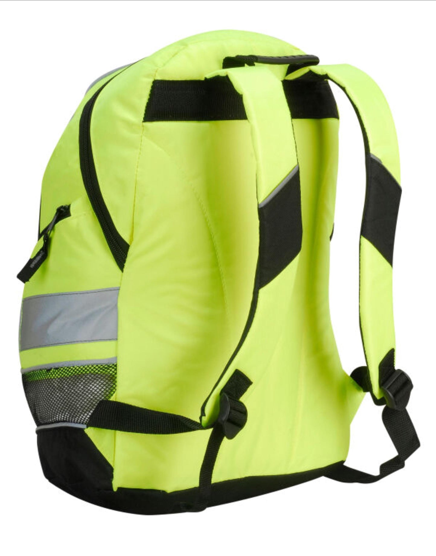STRÖVA Hi-Vis Backpack – Reflective Work & Trade Bag with expandable front to fit hard hat
