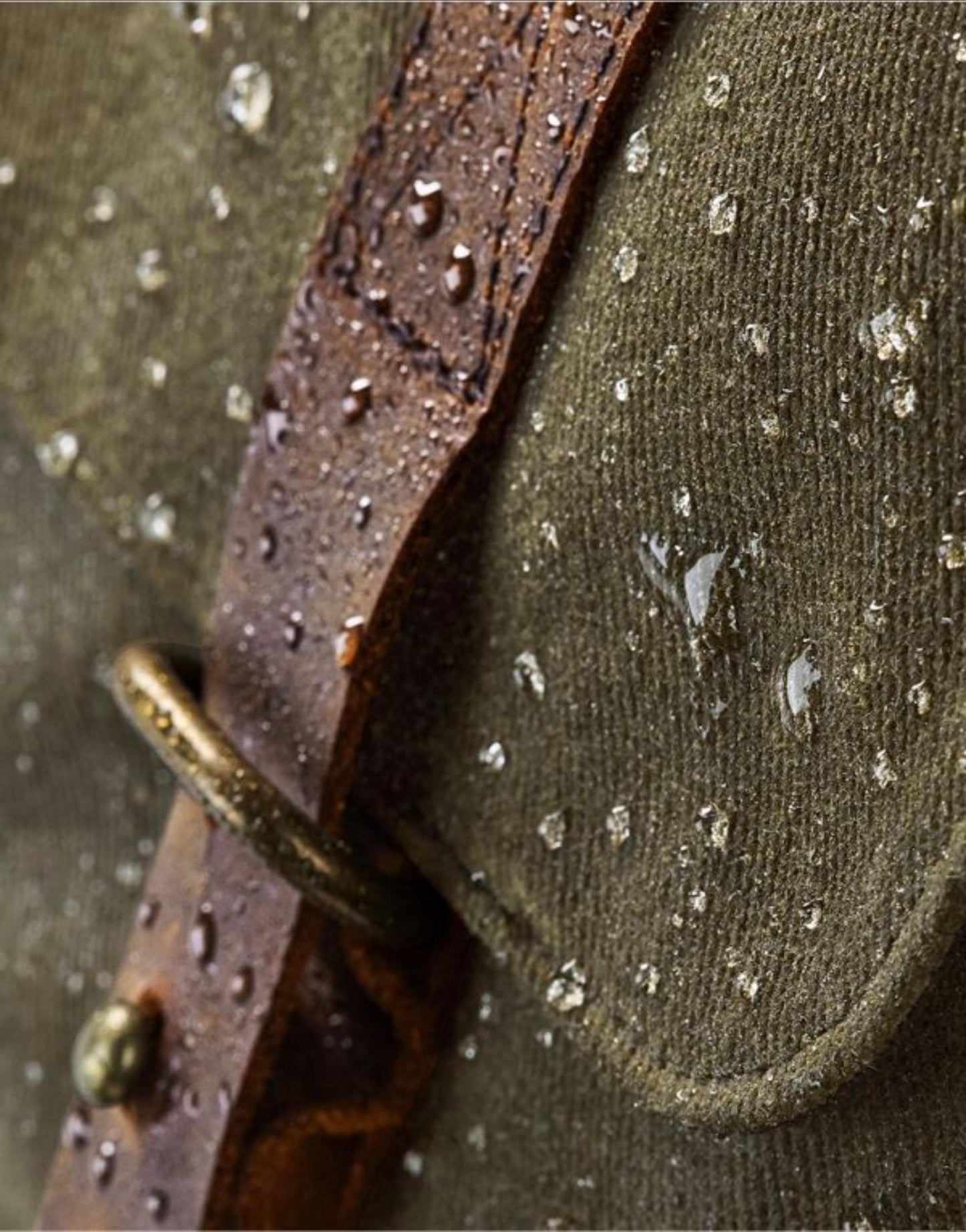 Waxed Canvas Messenger Bag, Heritage crossbody Laptop bag, with leather Trim and Brass fittings-STROVA Bag, commuters, university, work