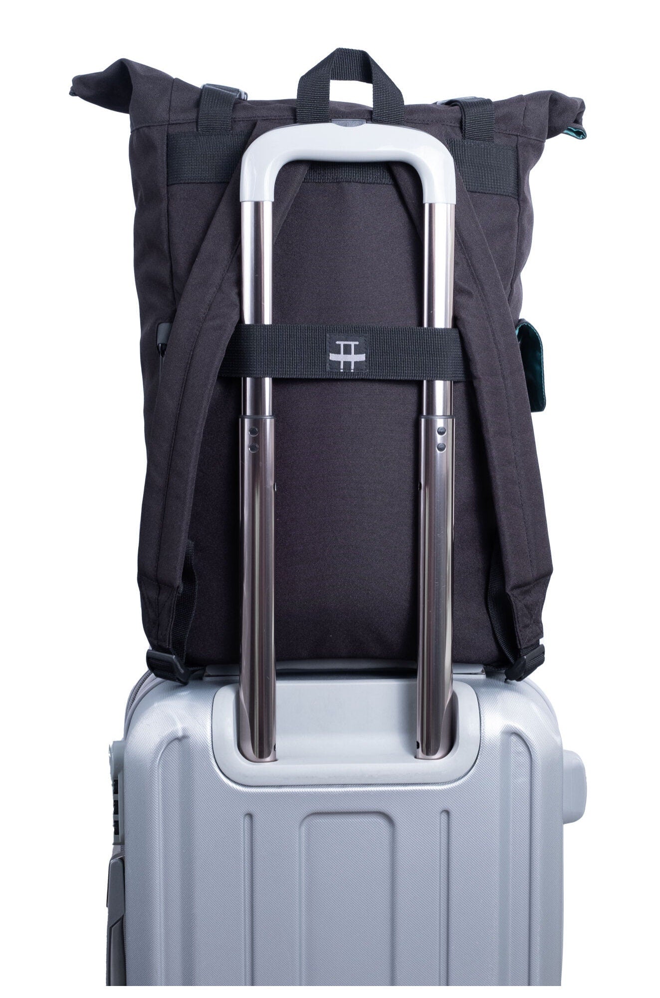 Backpack Recycled Rucksack-Roll top-Rucksack-Laptop Backpack STROVA-Our signature labelled mountains-camping-outdoor-100% recycled polyester