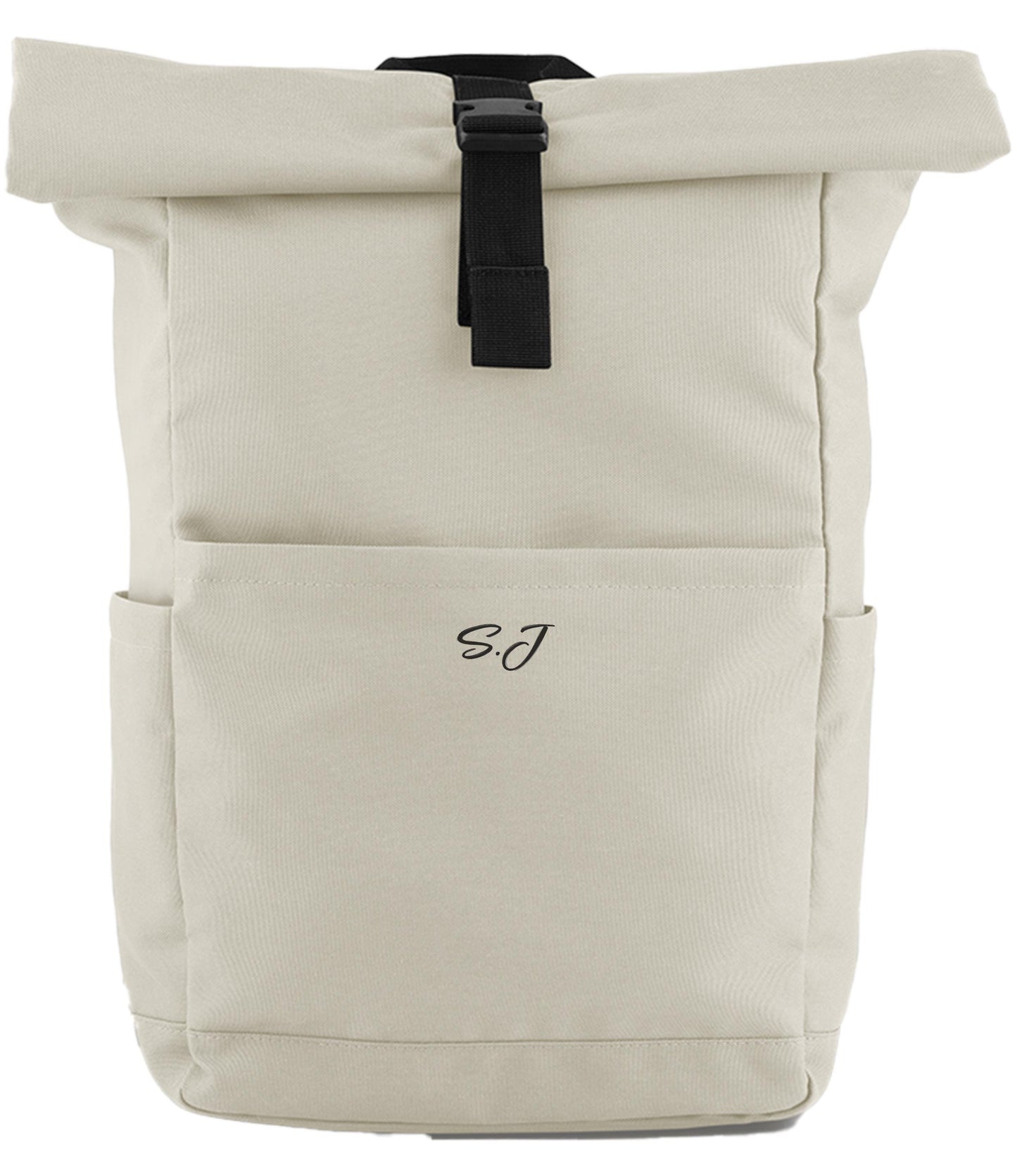 Personalised Roll-Top Backpack Premium Recycled-rucksack-backpack-ATHOS-Our signature labelled-Work bag-sports-outdoor-Fresher-university