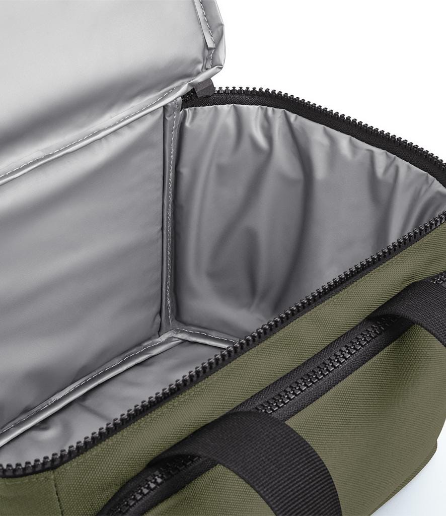 Personalised Lunch Bag initial Recycled lunch bag-ATHOS-Insulated work-lunch bag picnic-Beach-camping-outdoor-uni-100% recycled polyester