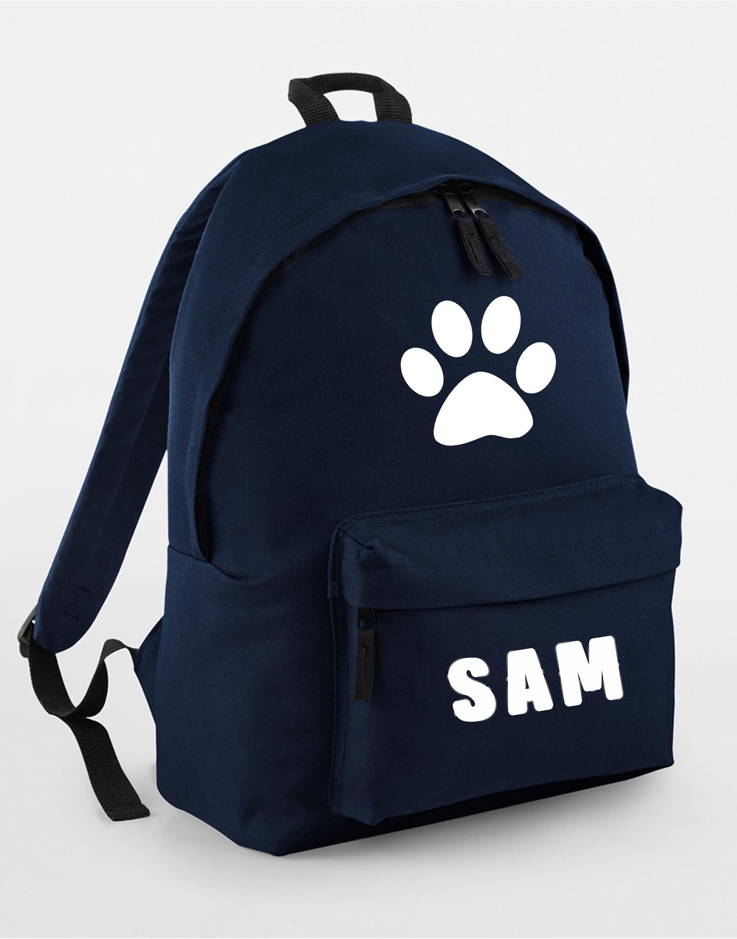 Personalised Dog Rucksack/backpack, Dog Paw design, ideal to carry all your dog bits on a walk, Paw design, dog bag