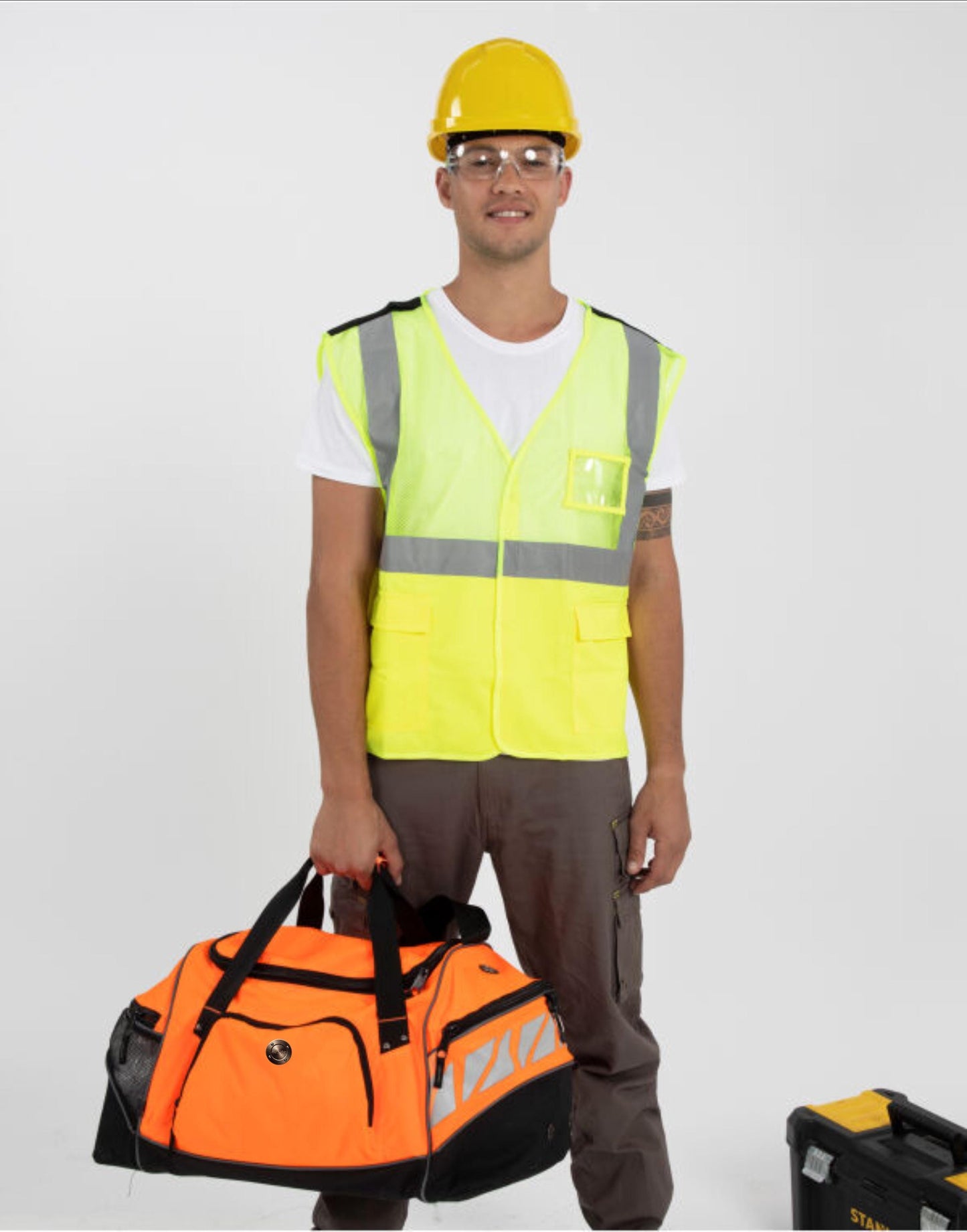Workwear Pro Hi-Vis Holdall, practical holdall-ATHOS-Our signature Metal style logo-outdoor-Classic backpack-Tool bag-work bag-SIX colours