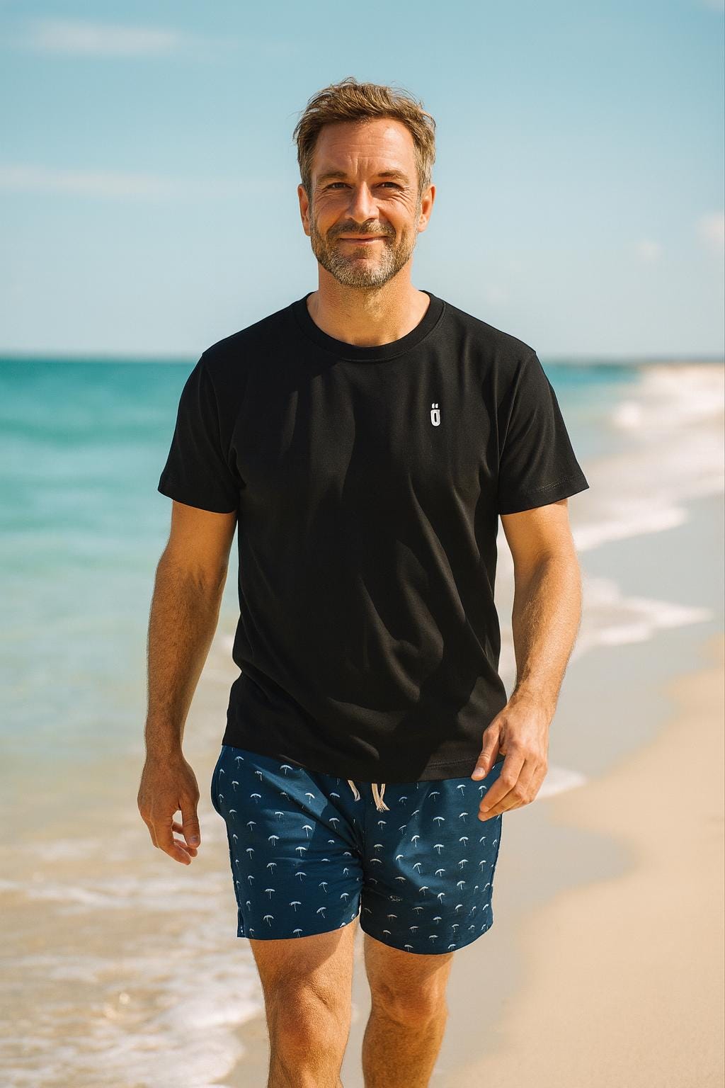 STRÖVA Basic Logo T-Shirt –Everyday Comfort, Affordable Style-relaxed fit tee, unisex everyday t shirt, perfect present for a runner, gym