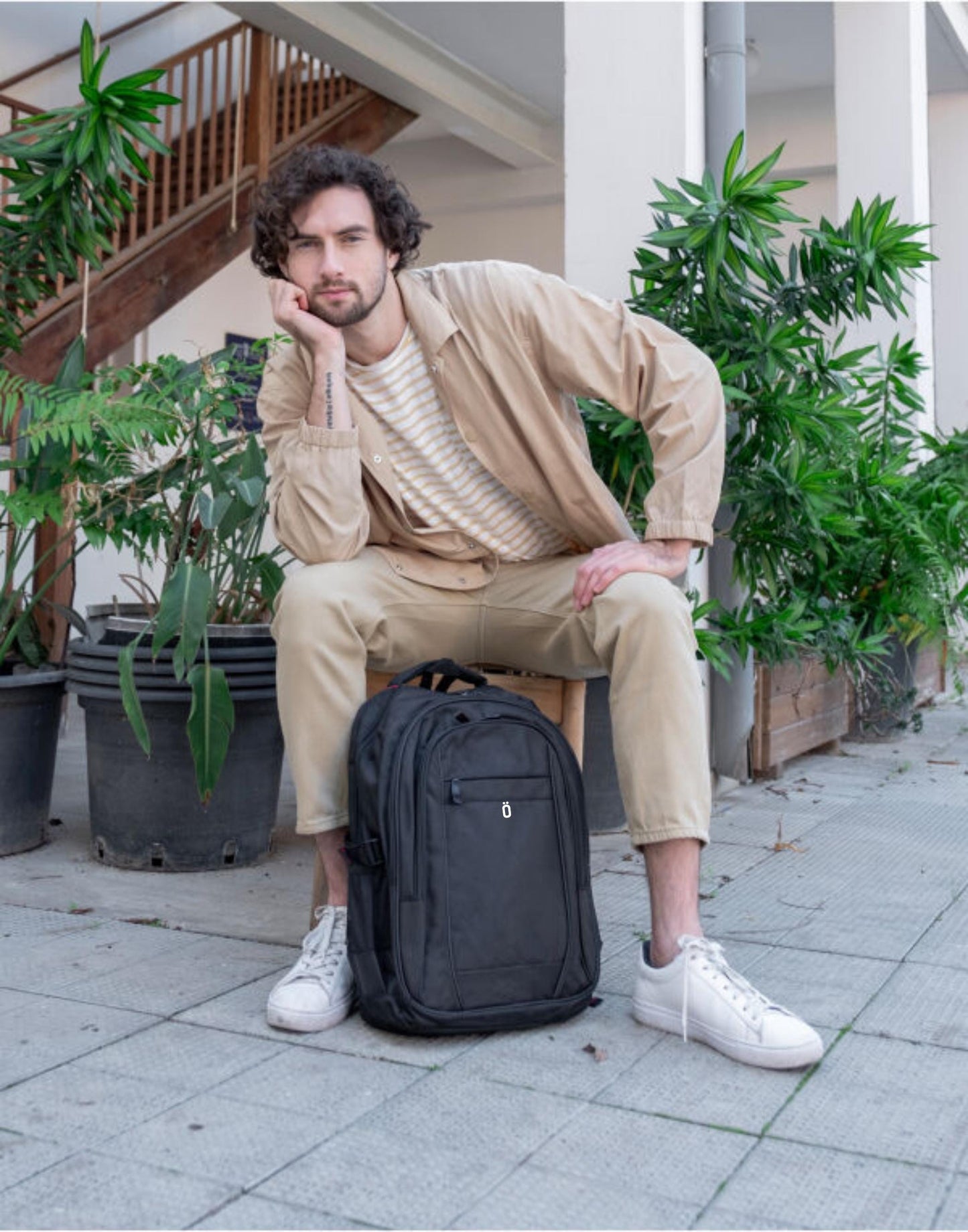 Laptop Backpack Rucksack, Athens Backpack-Rucksack-Laptop Backpack-STROVA-Our signature style logo-outdoor-Classic laptop backpack