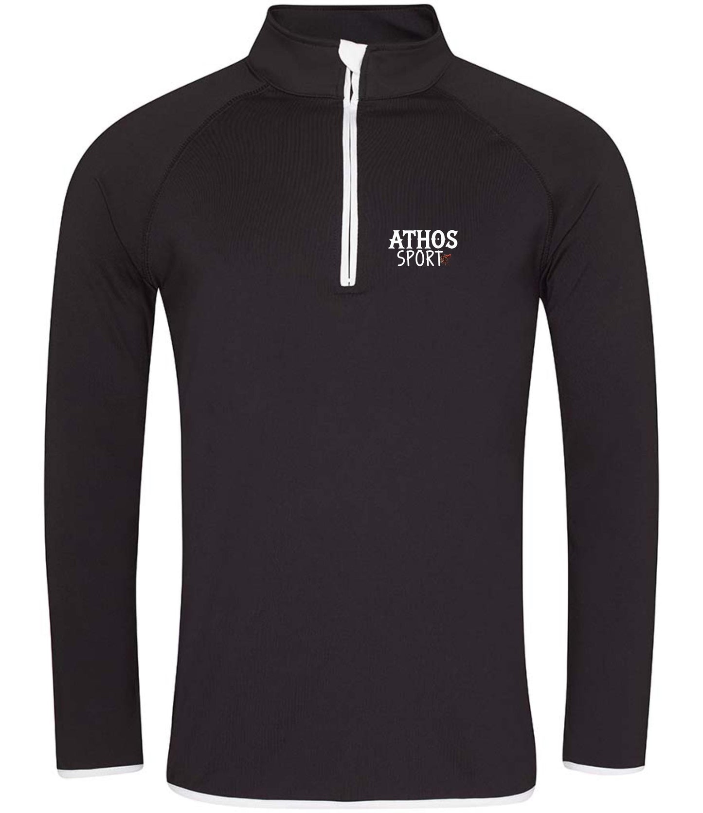 Men's Half Zip Sweat Top: ATHOS SPORTS Training Shirt