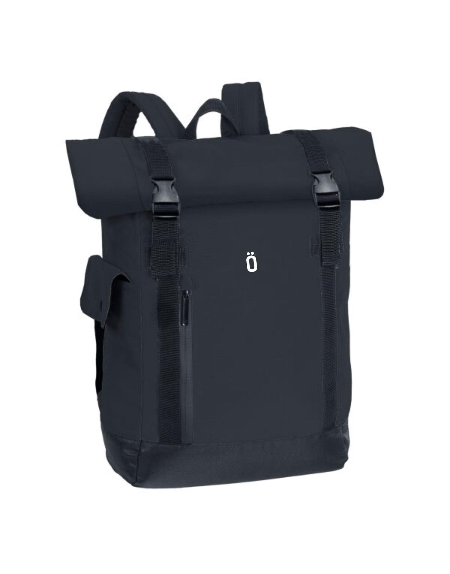 Backpack Recycled Backpack-Roll top-Rucksack-Laptop Backpack-STROVA-Our signature labelled-Work-university-outdoor-100% recycled polyester