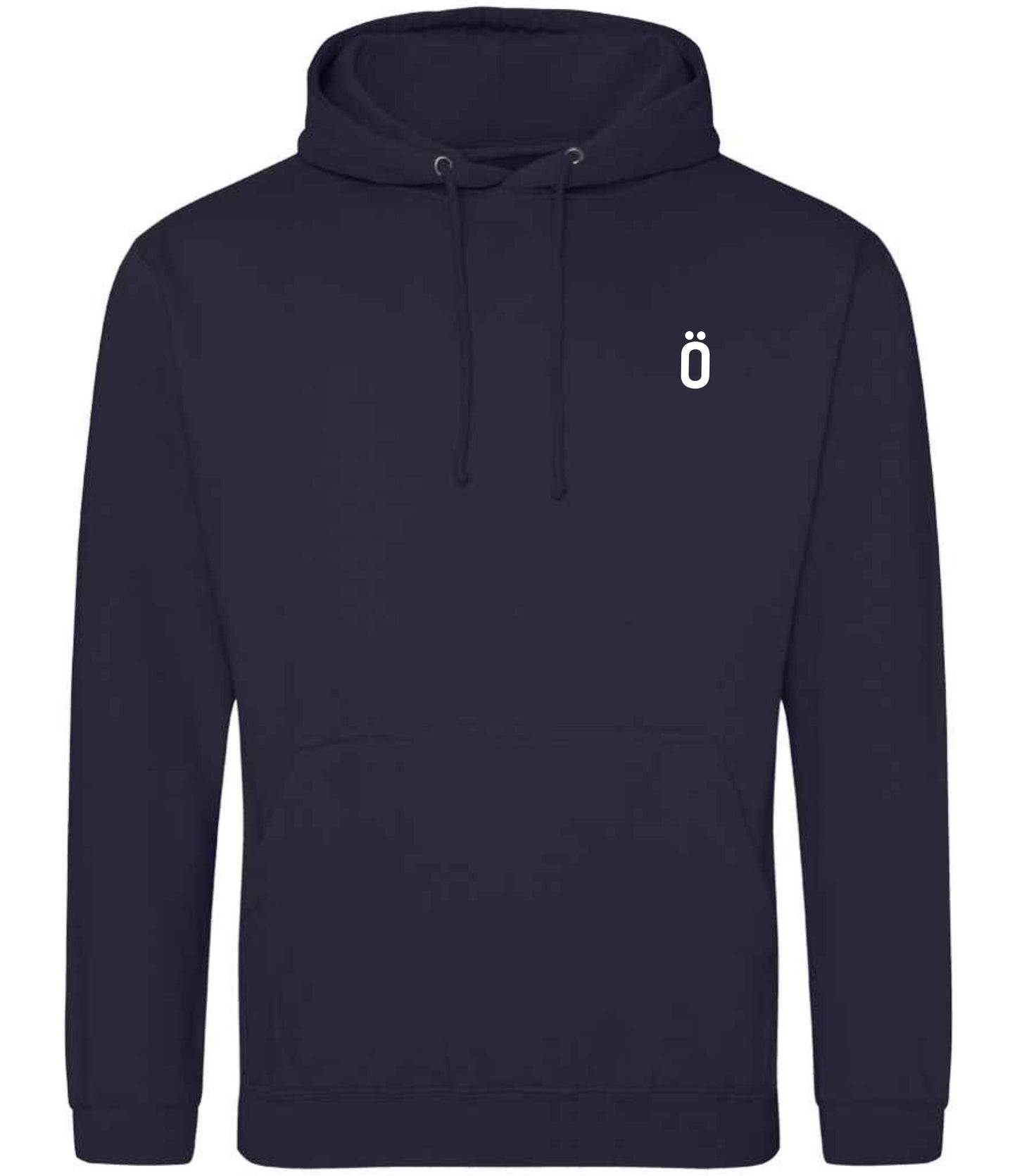 STRÖVA Basic Logo Hoodie – Everyday Comfort, Simple Style, soft fleece pullover with pouch pocket and drawcord hood, unisex style