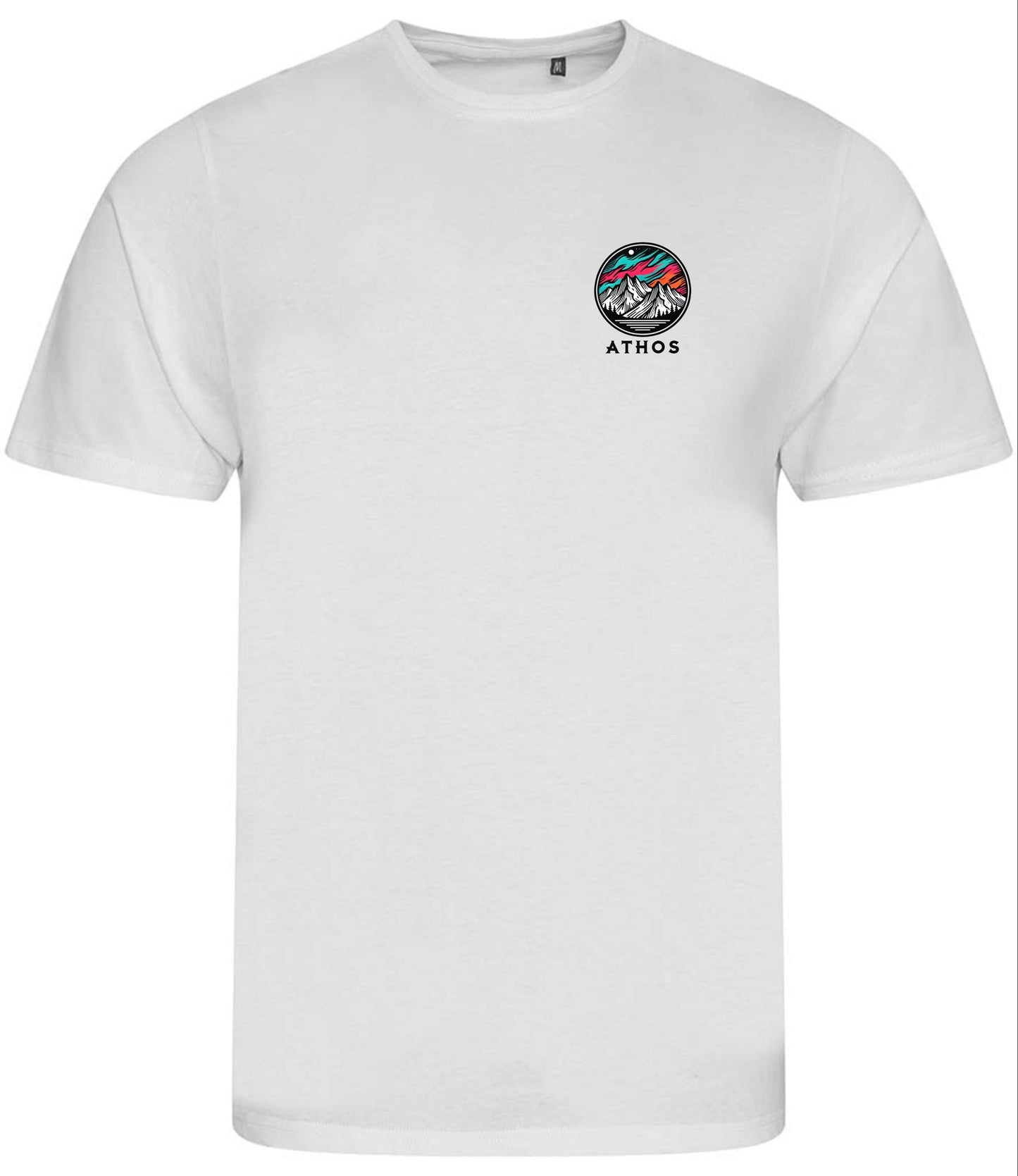 Men's Organic Cotton T-Shirt: Athos Mountain Range Design