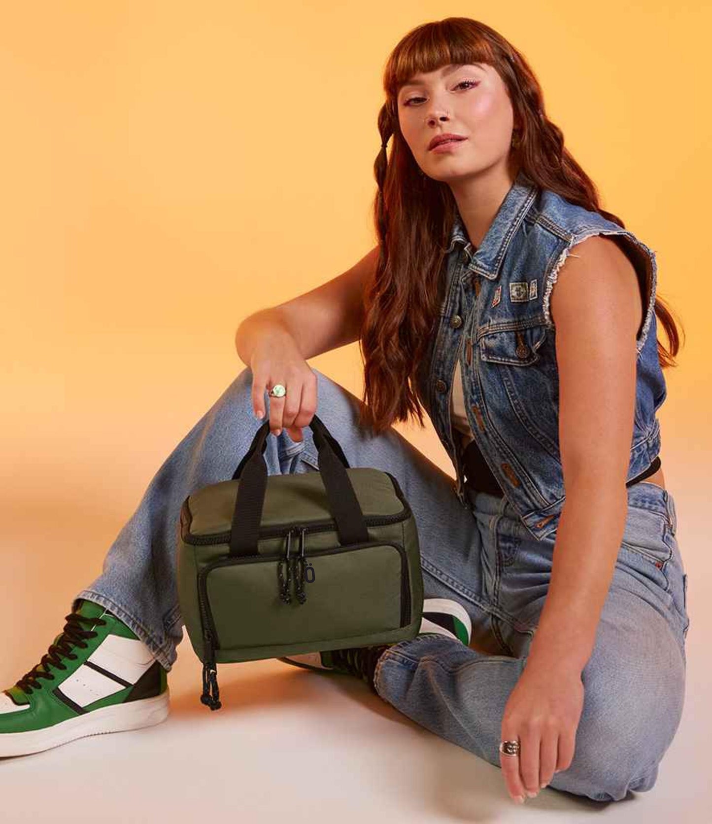 Lunch Bag Recycled lunch bag-STROVA-Our signature labelled-Insulated work lunch bag picnic-Beach-camping-outdoor-100% recycled polyester