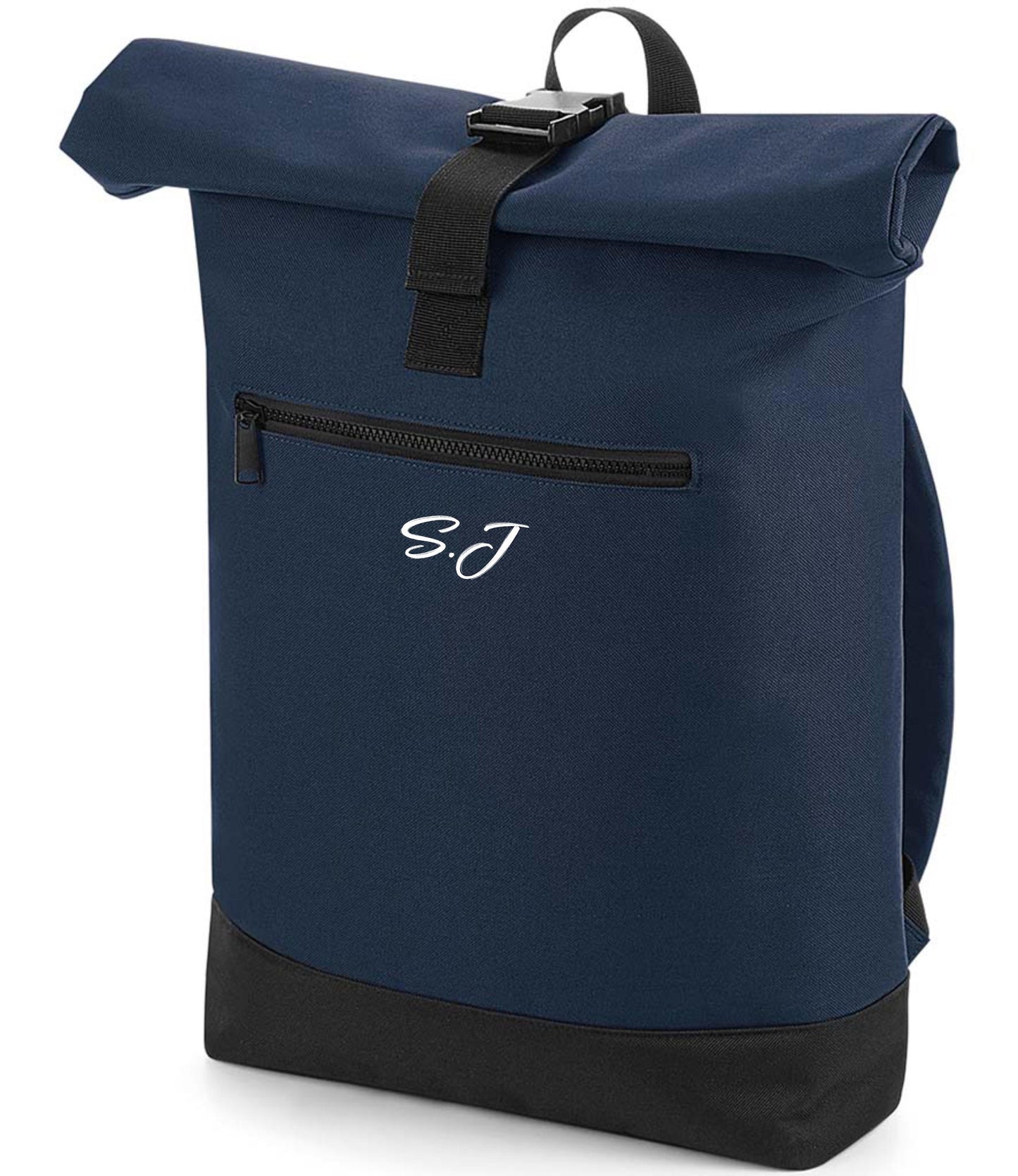 Personalised Roll-Top Backpack Rucksack-Roll top-Laptop Backpack-ATHOS-Our signature labelled-Work bag-sports-outdoor-Fresher-university