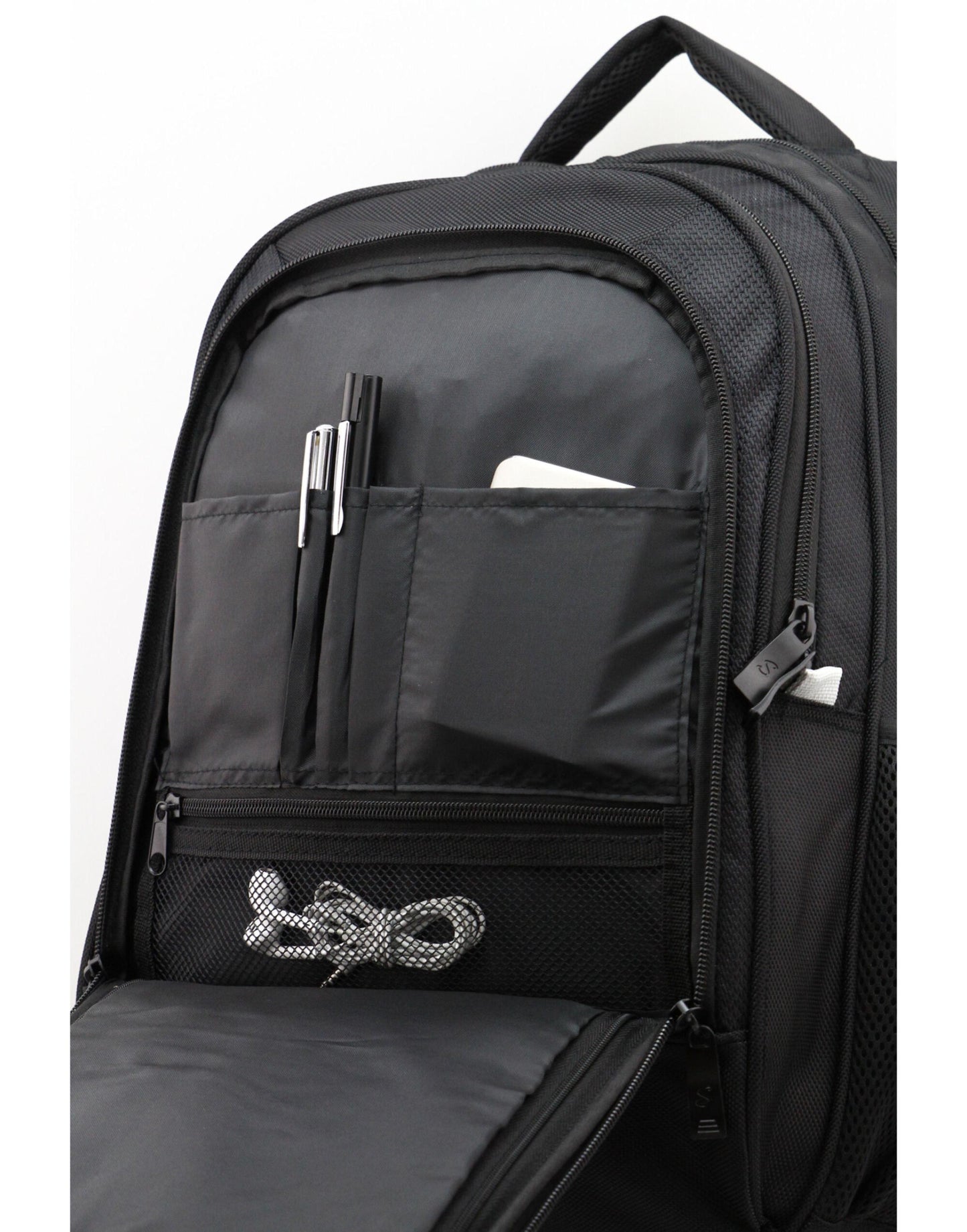 Laptop Backpack Rucksack, Work bag Black Smart backpack-Rucksack-Backpack-STROVA-Our STROVA style logo-Classic backpack-usb port