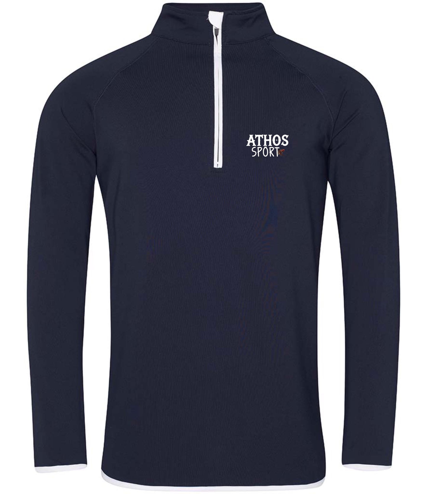 Men's Half Zip Sweat Top: ATHOS SPORTS Training Shirt