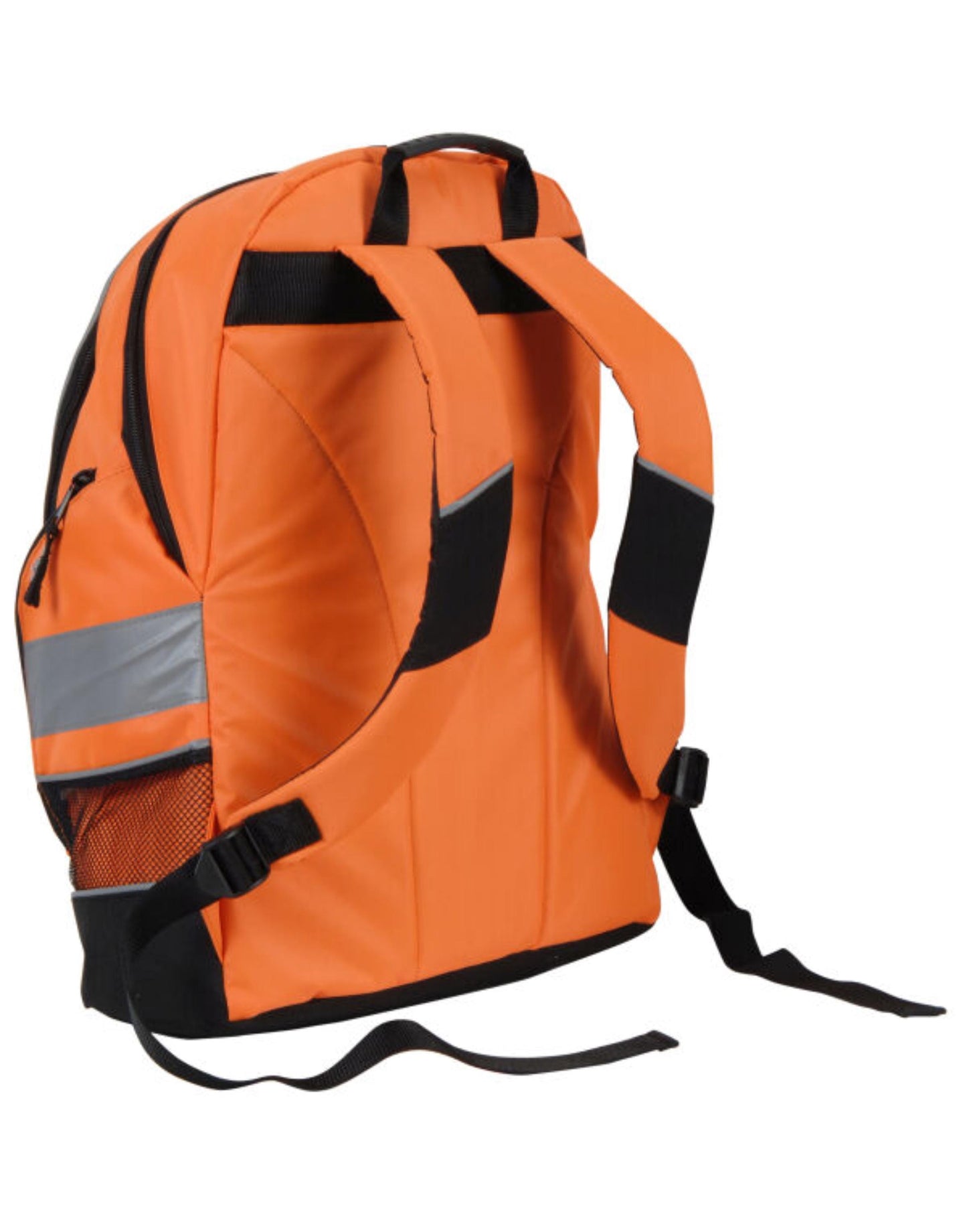 STRÖVA Hi-Vis Backpack – Reflective Work & Trade Bag with expandable front to fit hard hat