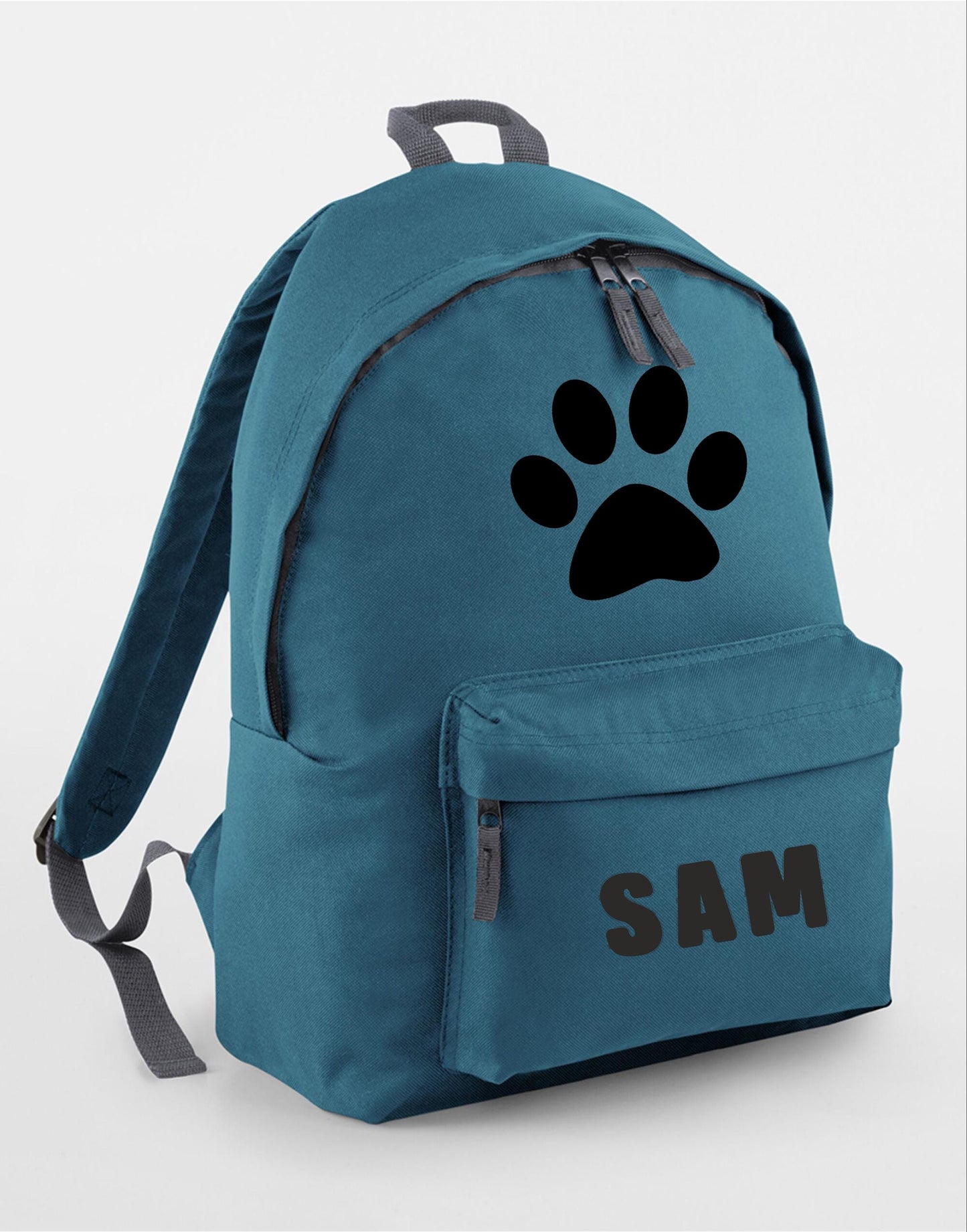 Personalised Dog Rucksack/backpack, Dog Paw design, ideal to carry all your dog bits on a walk, Paw design, dog bag