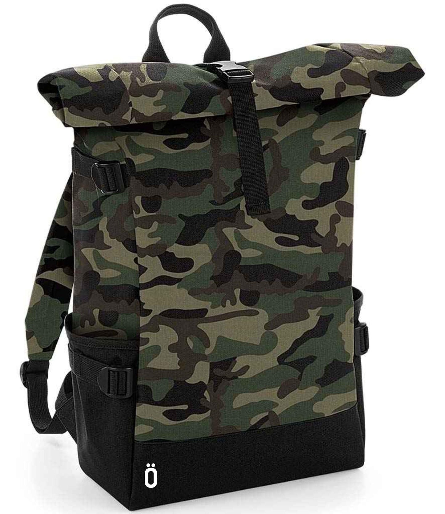 Backpack, Rucksack Block Roll-Top Backpack, STROVA everyday rucksack ideal for Sports, Gym, Work, Travel, University, outdoor walking