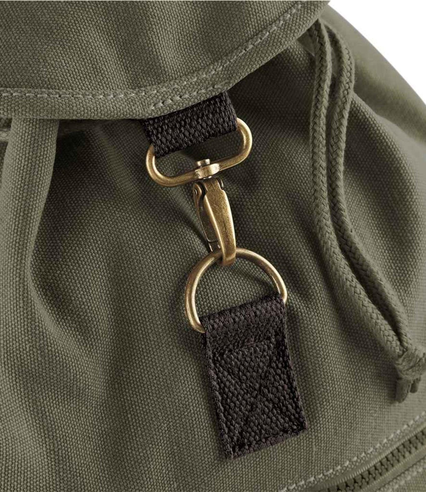 STRÖVA Vintage Canvas Backpack Everyday Bag– 18L Capacity, Stylish & Practical Vintage Canvas Backpack, rucksack-university, work, gym