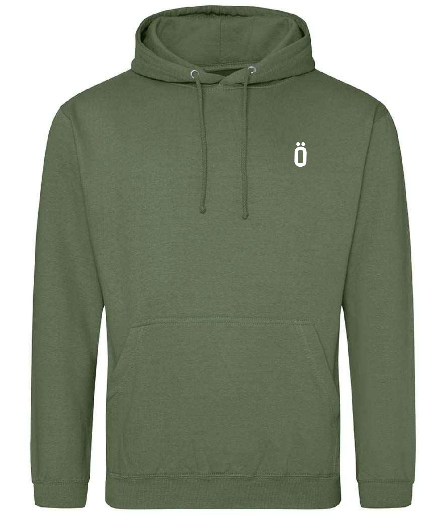 STRÖVA Basic Logo Hoodie – Everyday Comfort, Simple Style, soft fleece pullover with pouch pocket and drawcord hood, unisex style