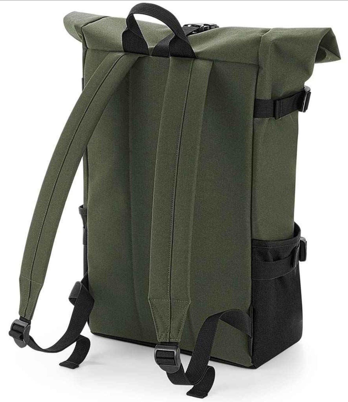 Backpack, Rucksack Block Roll-Top Backpack, STROVA everyday rucksack ideal for Sports, Gym, Work, Travel, University, outdoor walking