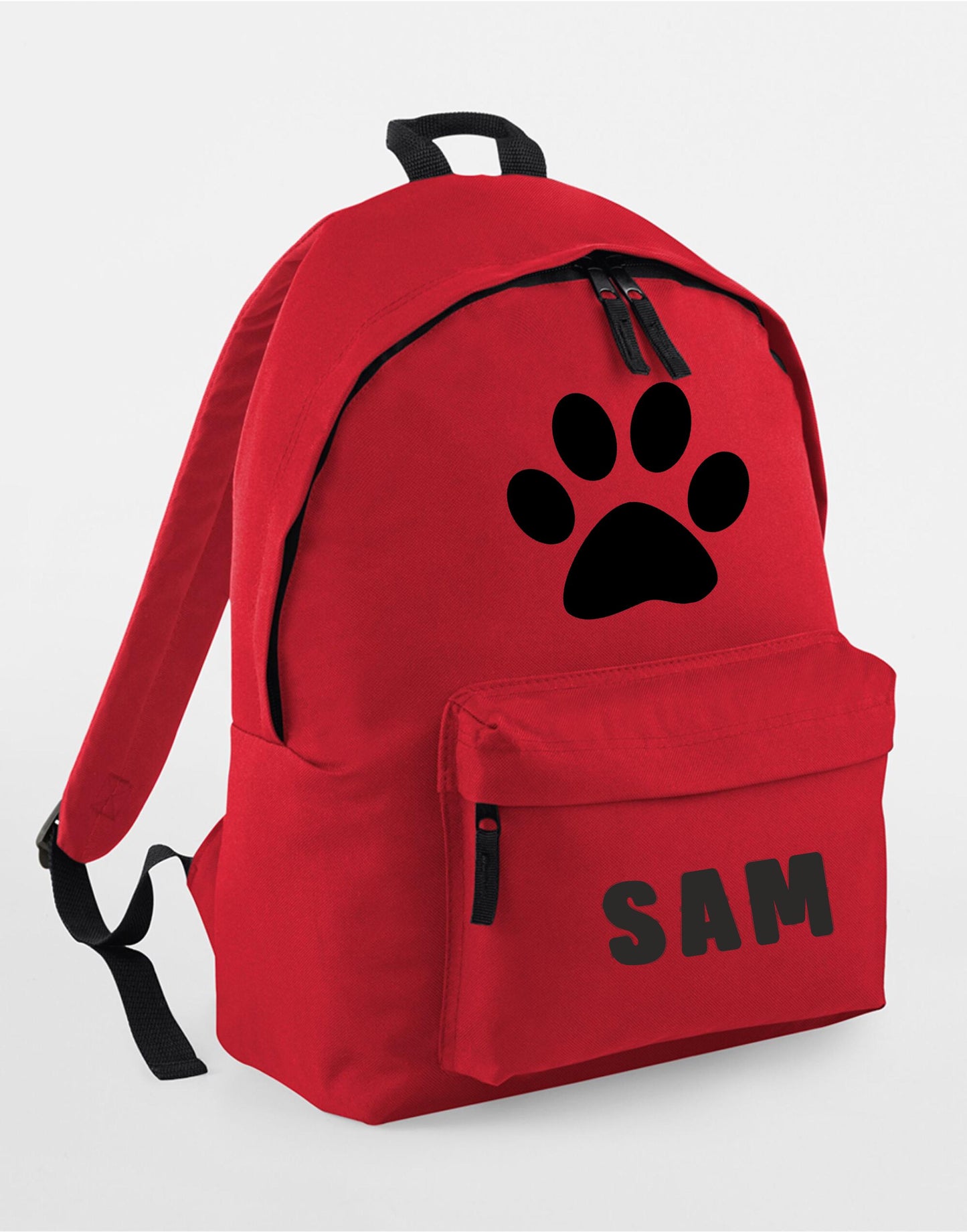 Personalised Dog Rucksack/backpack, Dog Paw design, ideal to carry all your dog bits on a walk, Paw design, dog bag