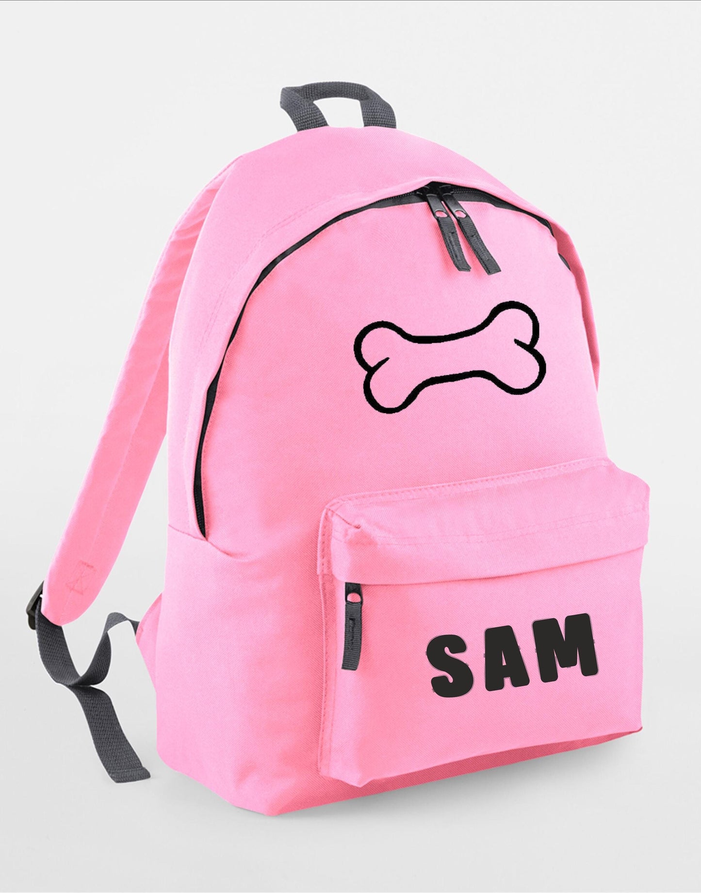 Personalised Dog Rucksack/backpack, Dog Bone design, ideal to carry all your dog bits on a walk, Bone design, dog bag