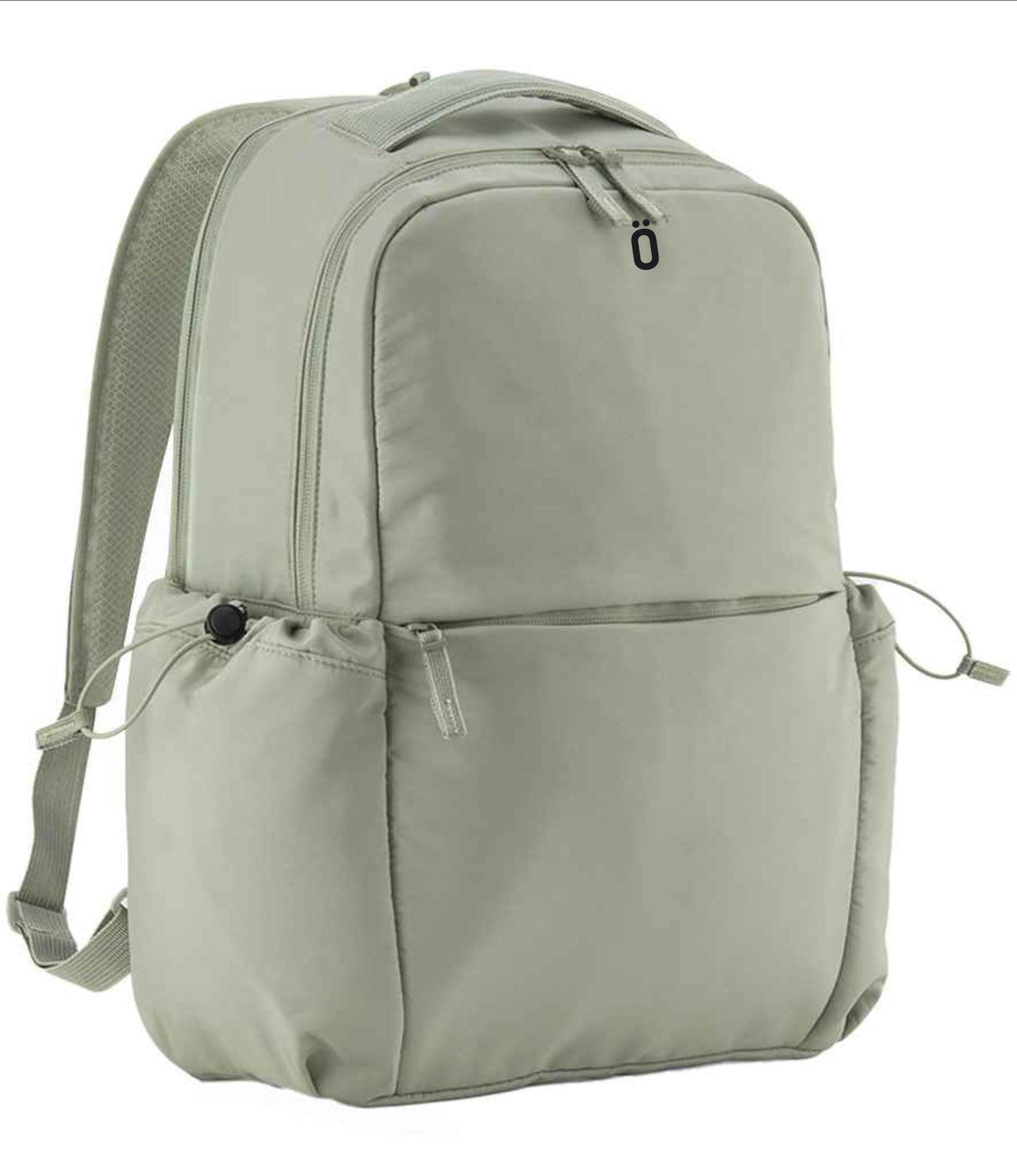 Backpack-laptop bag, travel rucksack with luggage strap ,Strova, water bottle side pockets and padded compartments, feels soft and luxurious